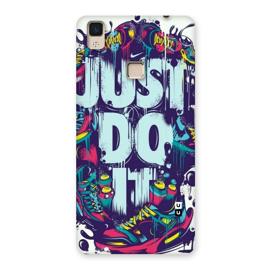 Do It Abstract Back Case for V3 Max