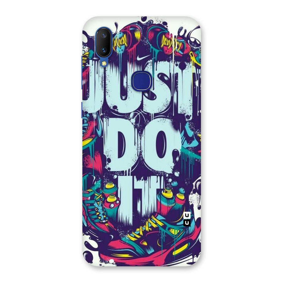 Do It Abstract Back Case for Vivo V11