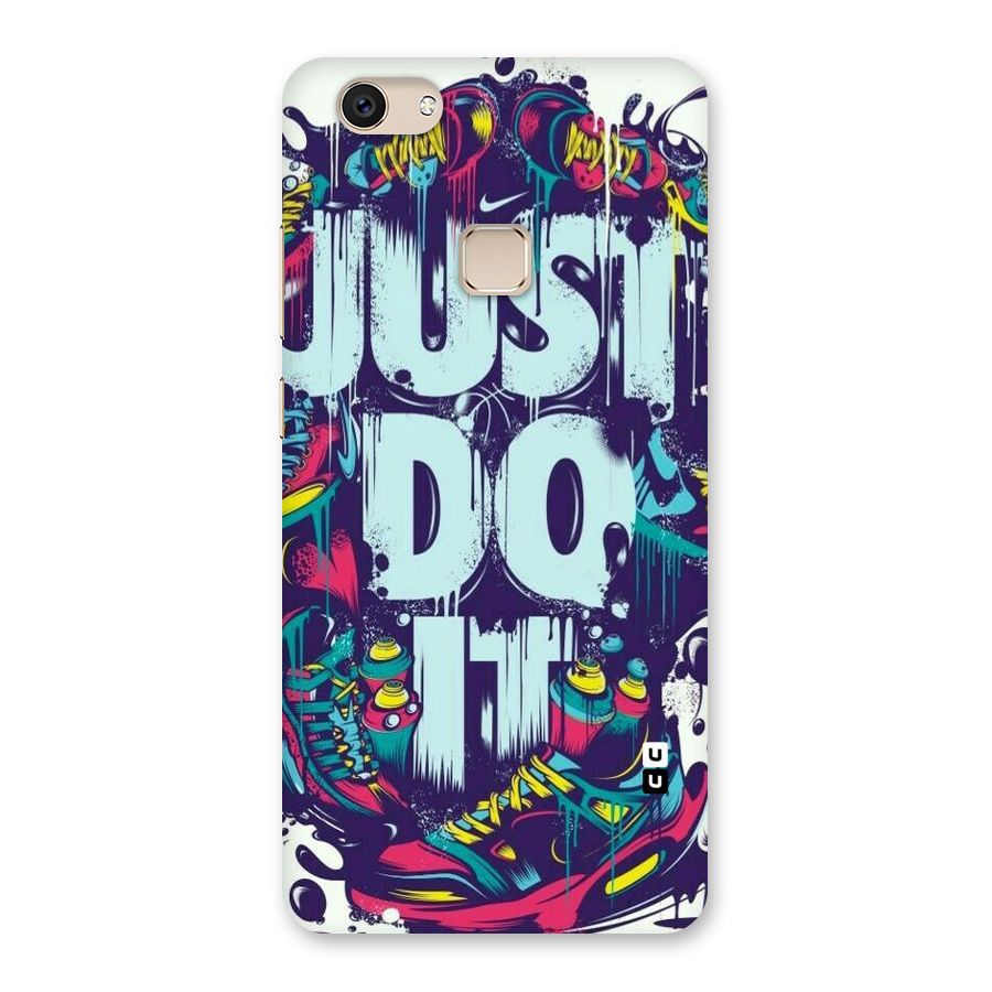 Do It Abstract Back Case for Vivo V7