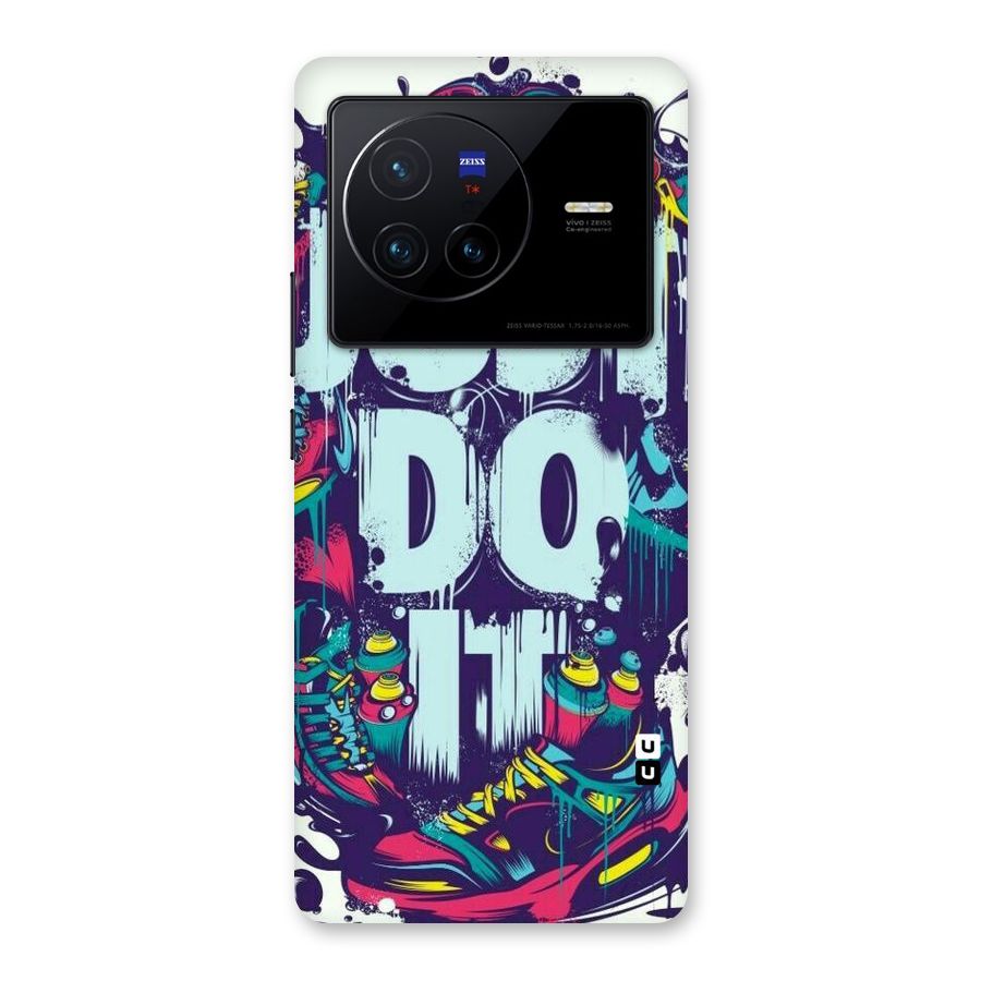Do It Abstract Back Case for Vivo X80
