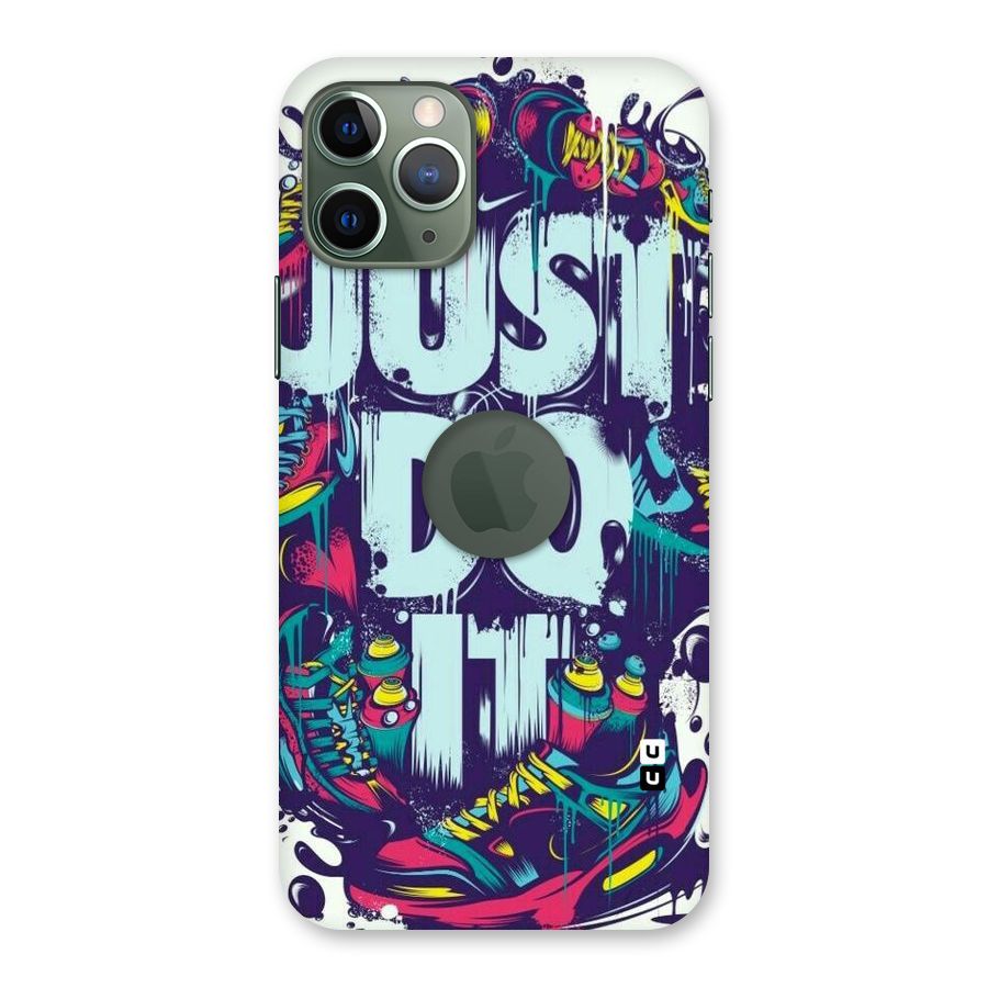Do It Abstract Back Case for iPhone 11 Pro Logo  Cut