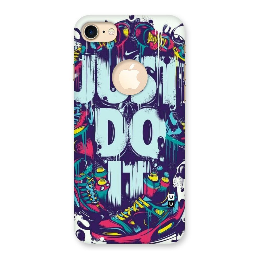Do It Abstract Back Case for iPhone 7 Logo Cut