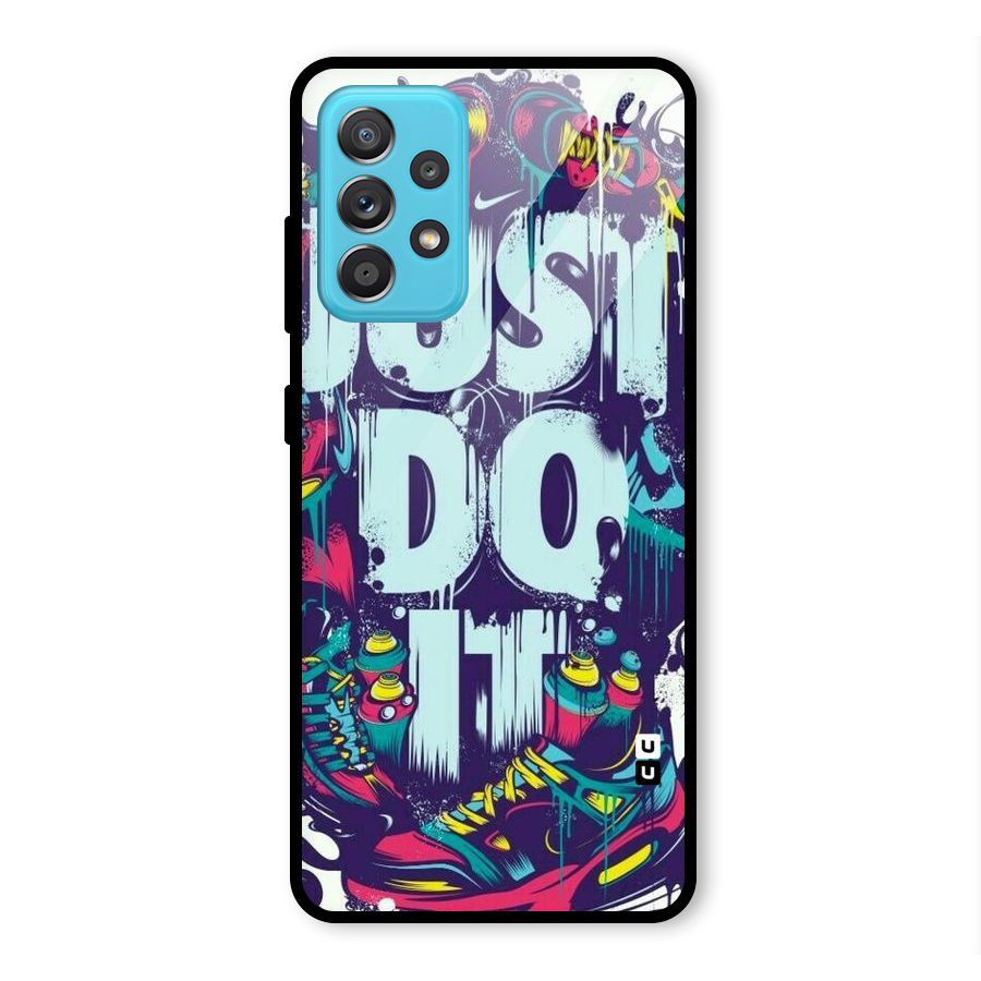 Do It Abstract Glass Back Case for Galaxy A52