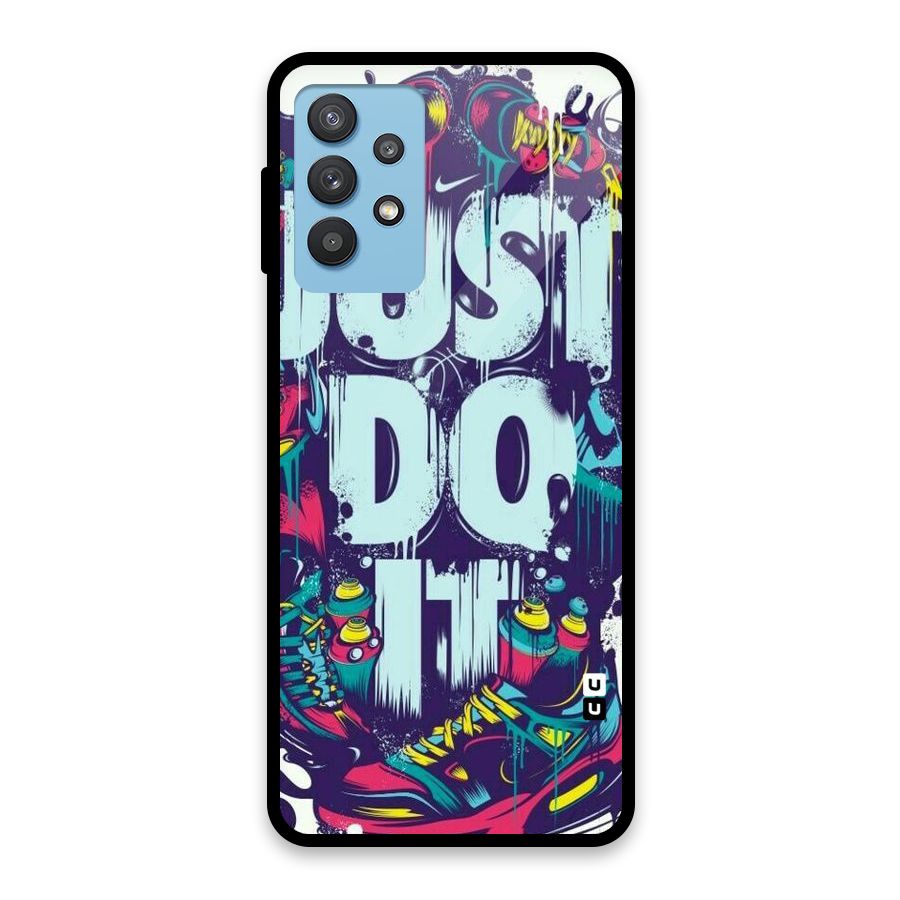 Do It Abstract Glass Back Case for Galaxy M32 5G