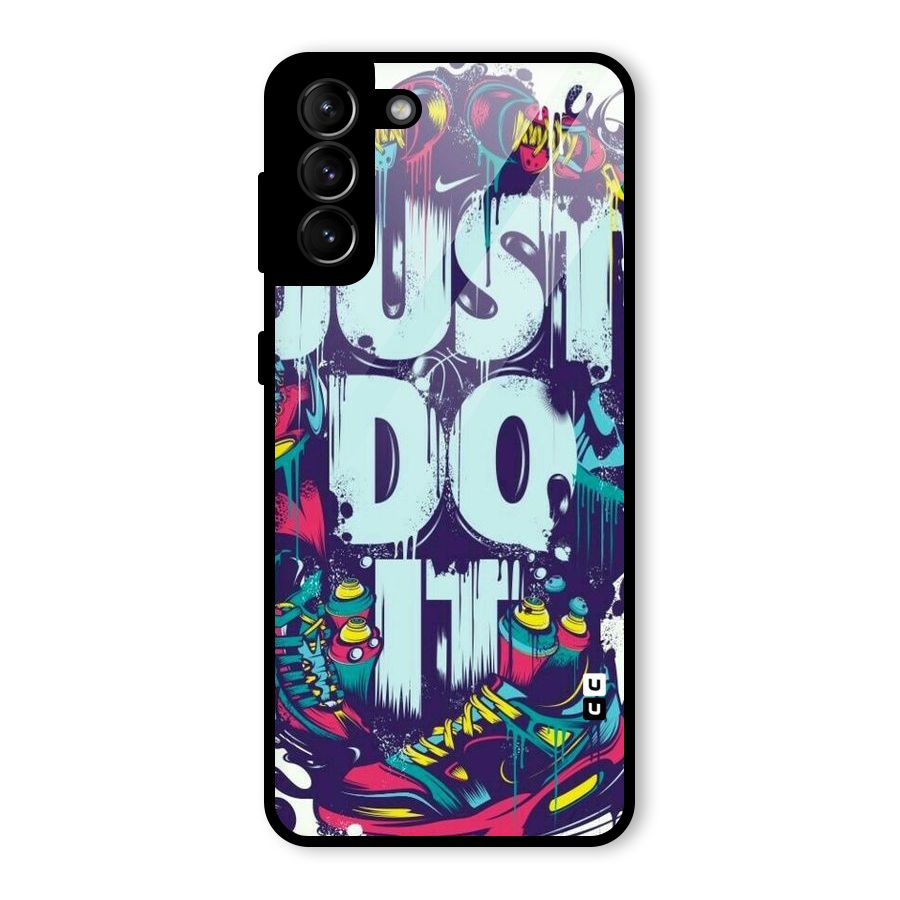 Do It Abstract Glass Back Case for Galaxy S21 Plus