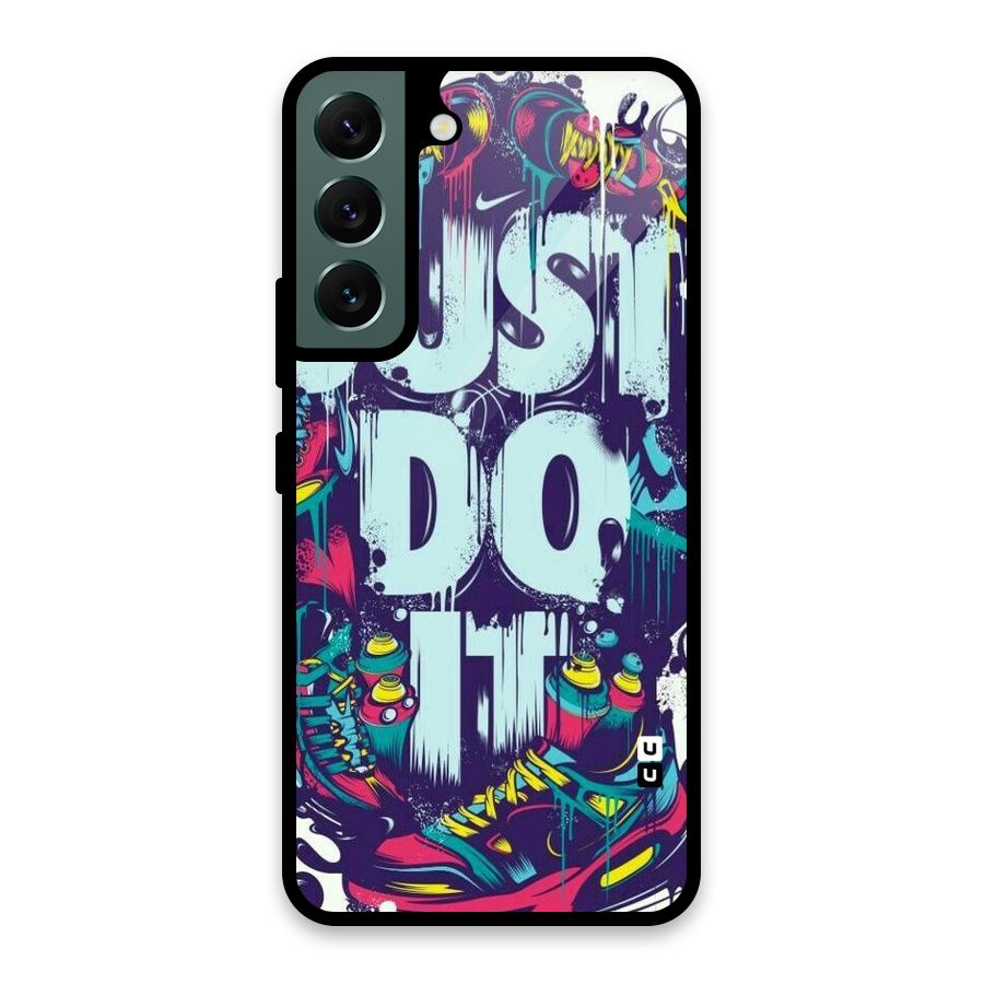 Do It Abstract Glass Back Case for Galaxy S22 5G