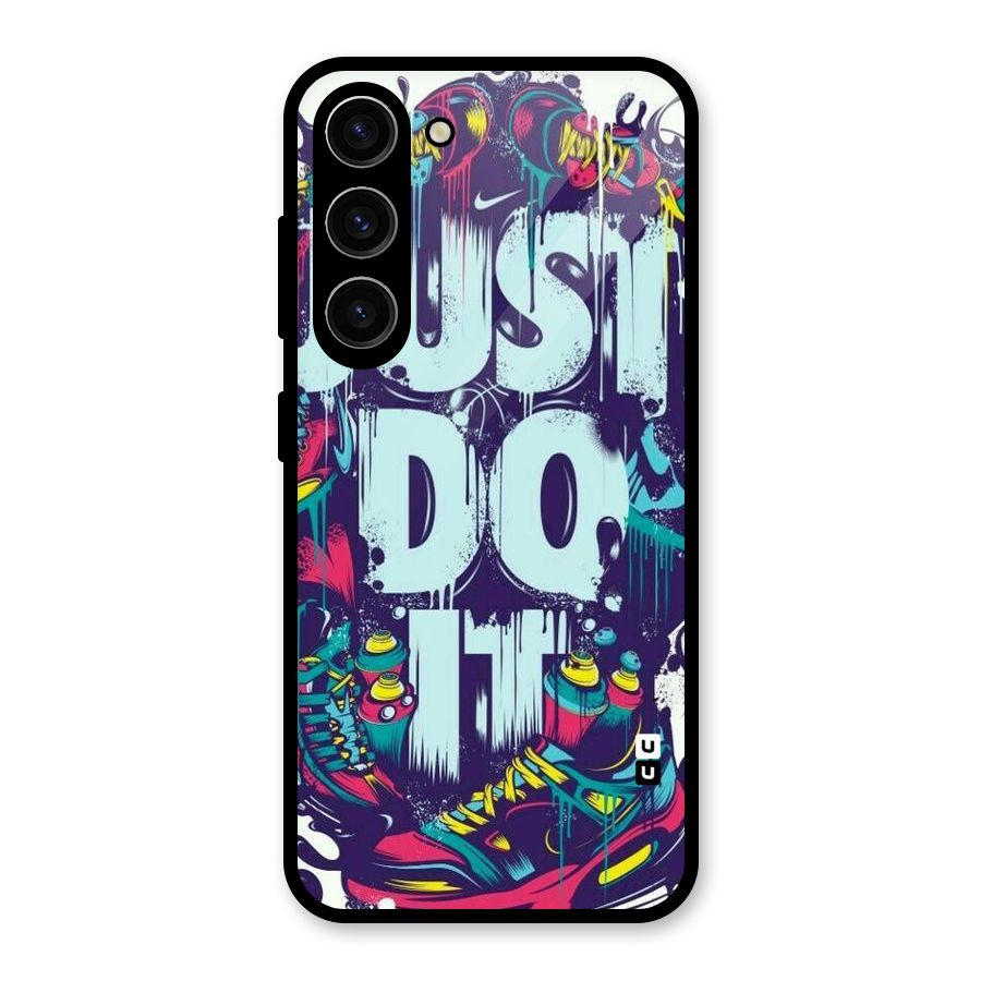 Do It Abstract Glass Back Case for Galaxy S23