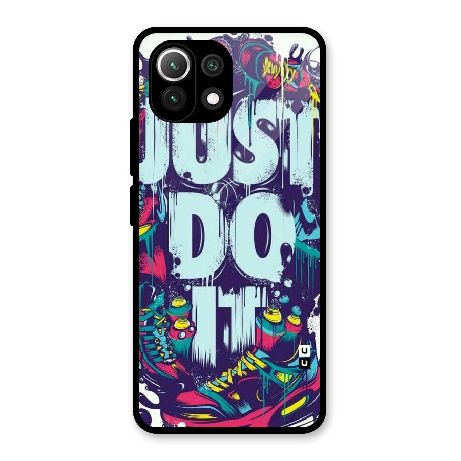 Do It Abstract Glass Back Case for Mi 11 Lite