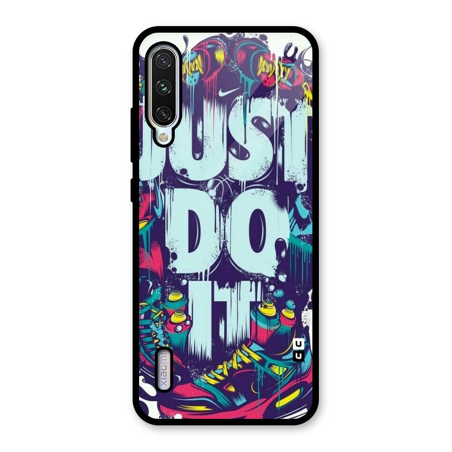 Do It Abstract Glass Back Case for Mi A3