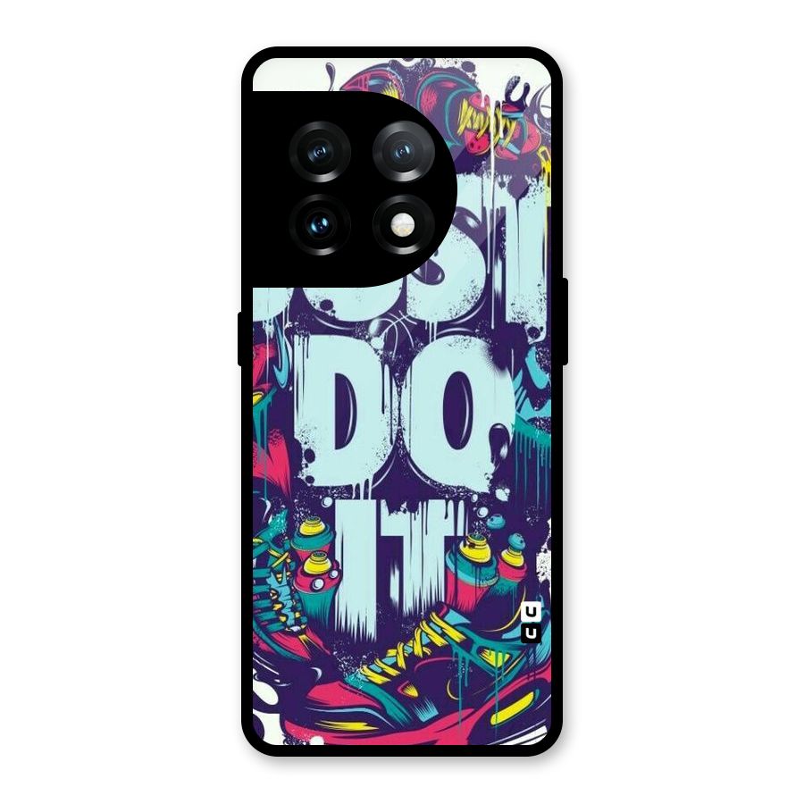Do It Abstract Glass Back Case for OnePlus 11