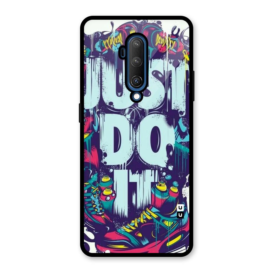 Do It Abstract Glass Back Case for OnePlus 7T Pro
