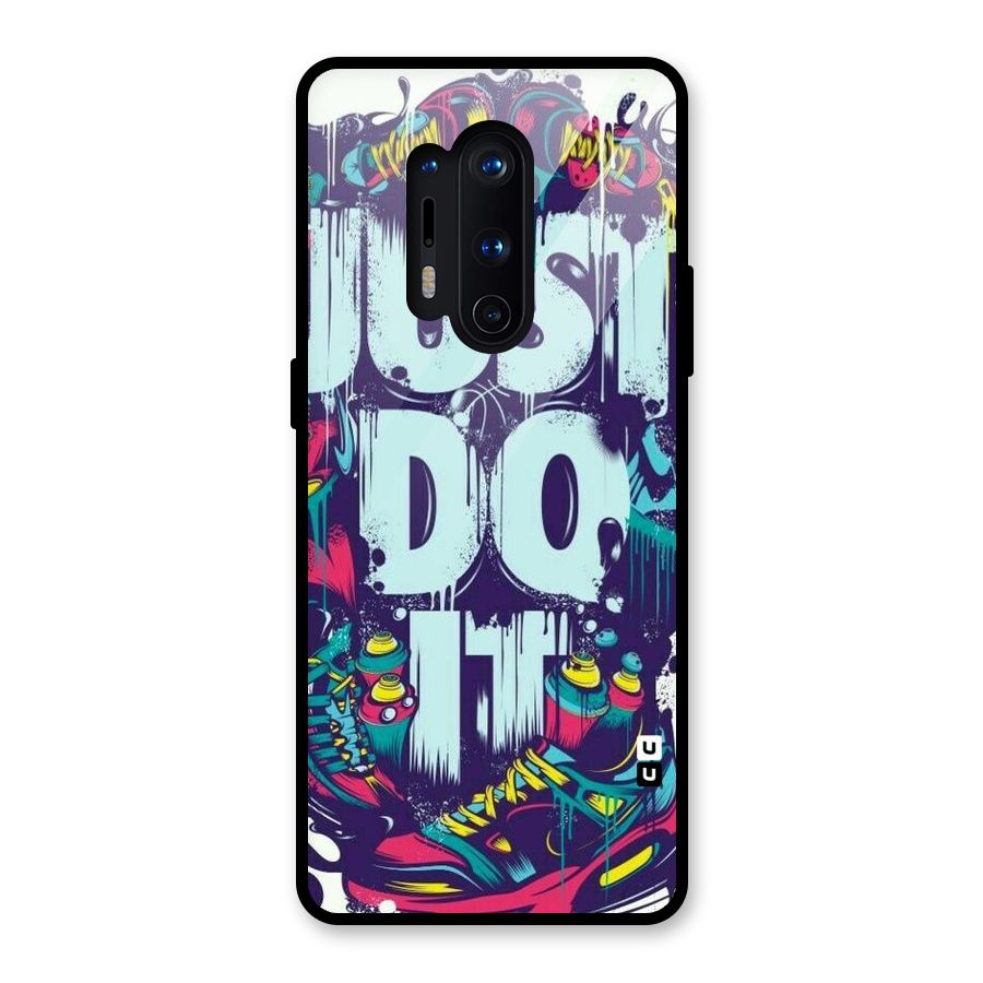 Do It Abstract Glass Back Case for OnePlus 8 Pro
