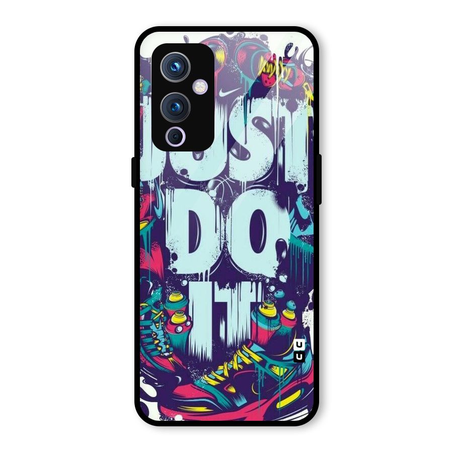 Do It Abstract Glass Back Case for OnePlus 9