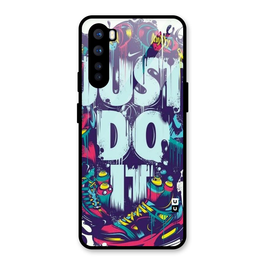 Do It Abstract Glass Back Case for OnePlus Nord