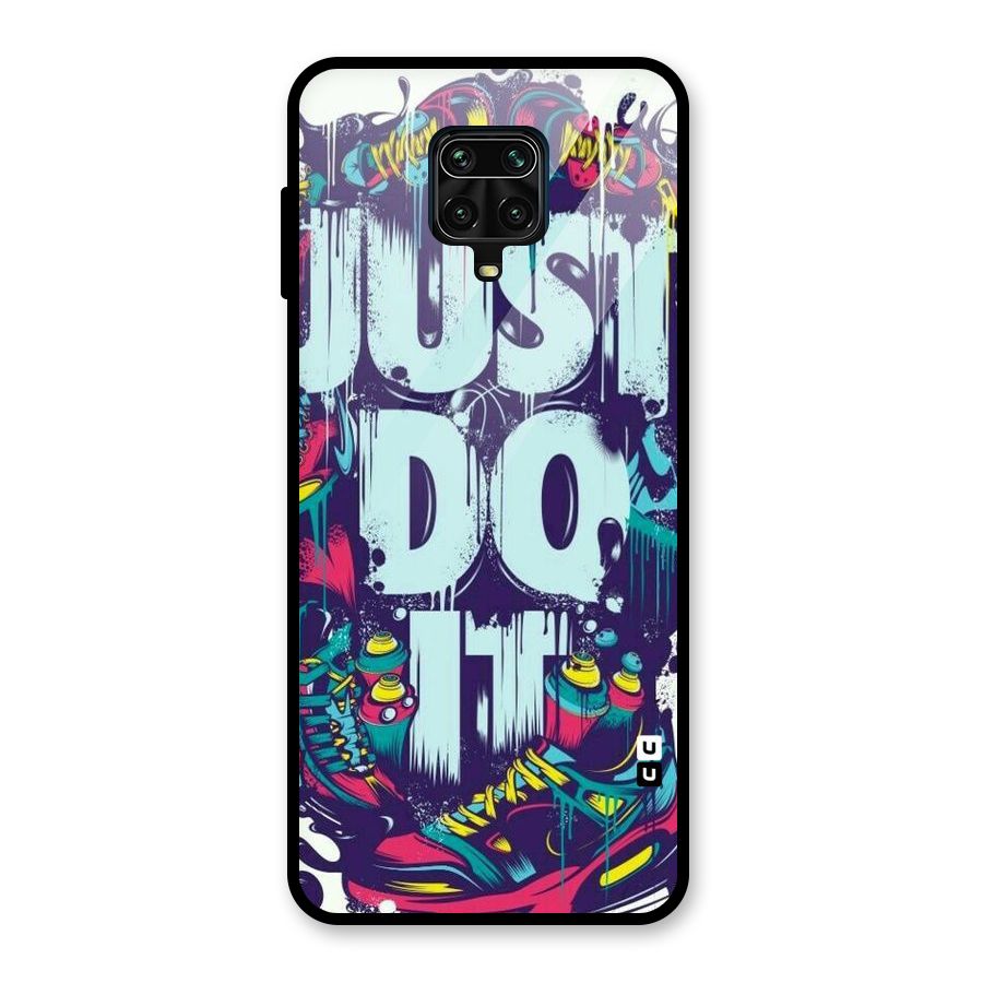 Do It Abstract Glass Back Case for Poco M2 Pro
