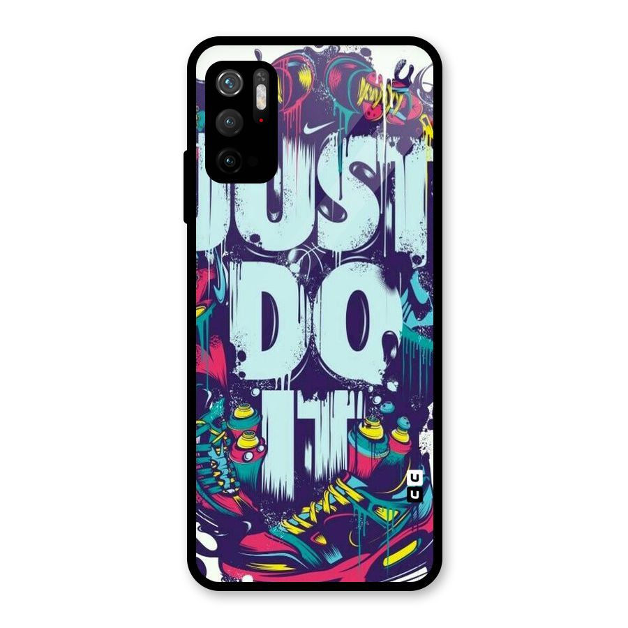 Do It Abstract Glass Back Case for Poco M3 Pro 5G
