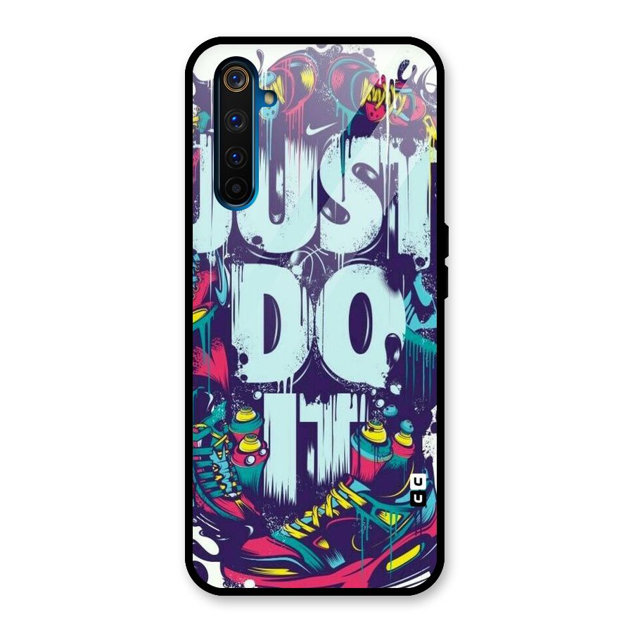 Do It Abstract Glass Back Case for Realme 6 Pro