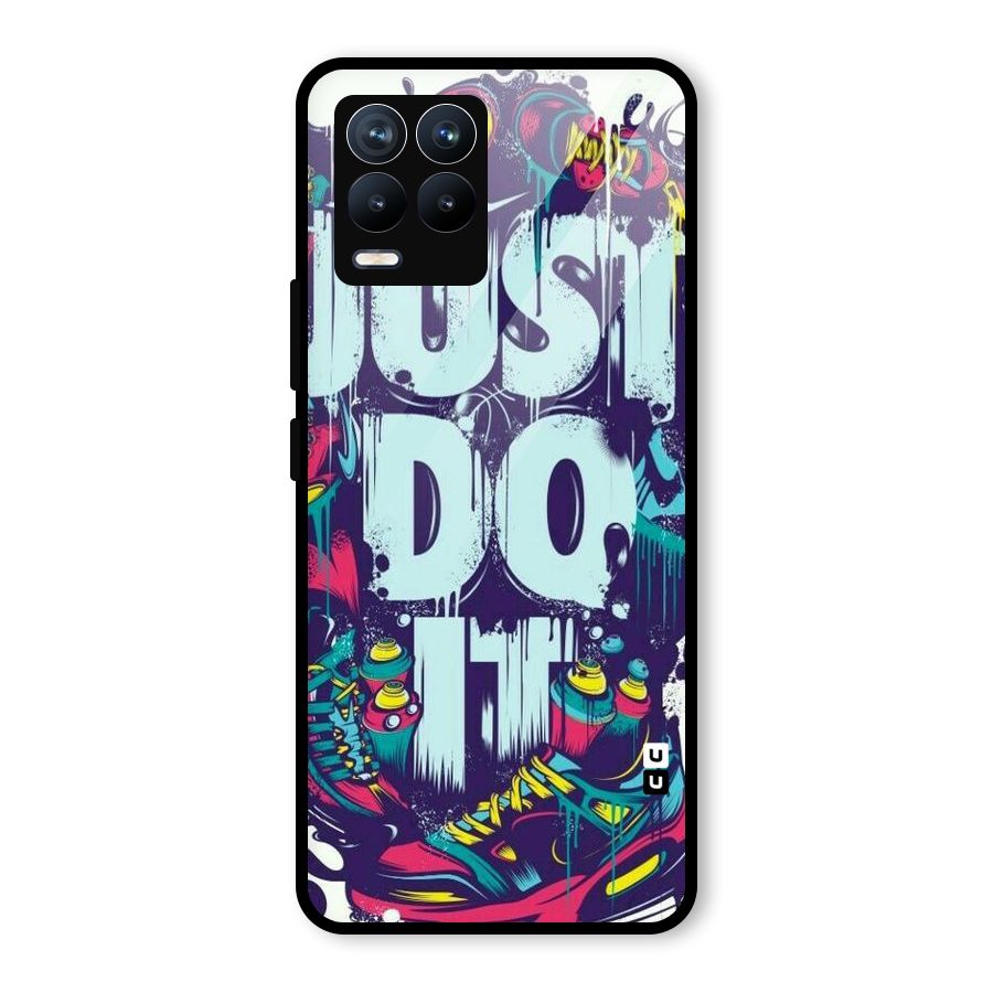 Do It Abstract Glass Back Case for Realme 8 Pro