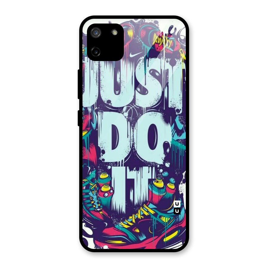 Do It Abstract Glass Back Case for Realme C11