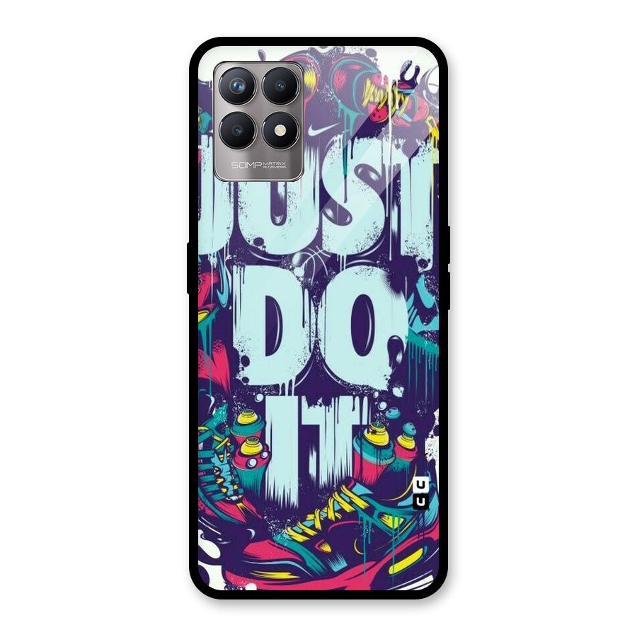 Do It Abstract Glass Back Case for Realme Narzo 50