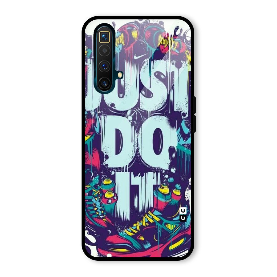 Do It Abstract Glass Back Case for Realme X3