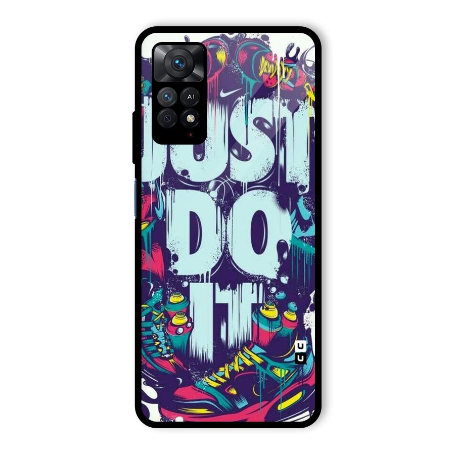 Do It Abstract Glass Back Case for Redmi Note 11 Pro Plus 5G