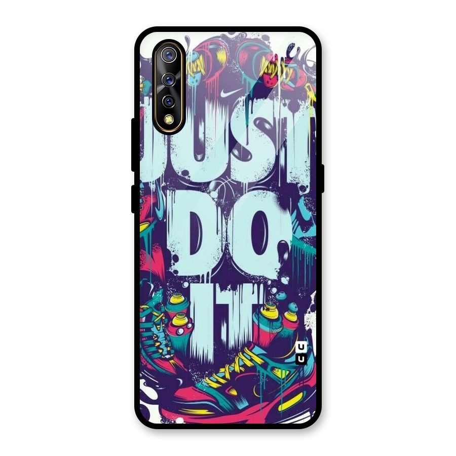 Do It Abstract Glass Back Case for Vivo S1