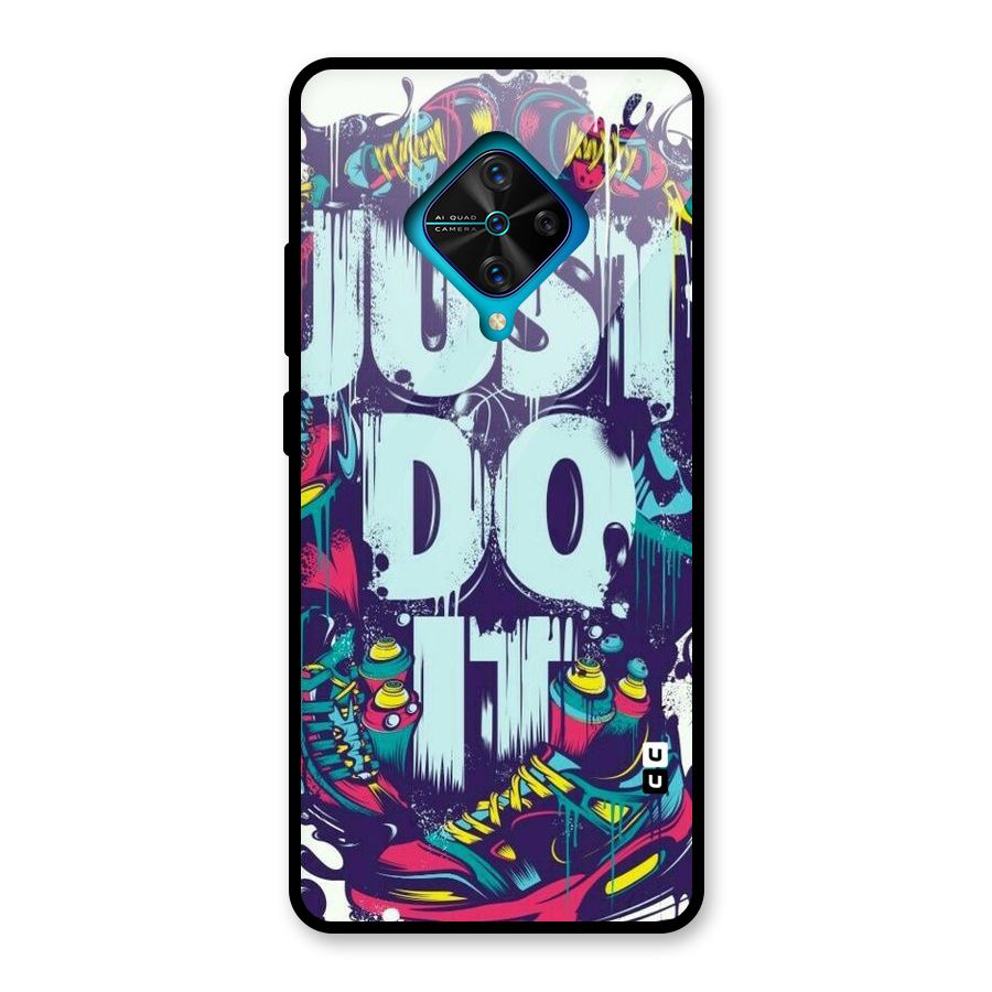 Do It Abstract Glass Back Case for Vivo S1 Pro