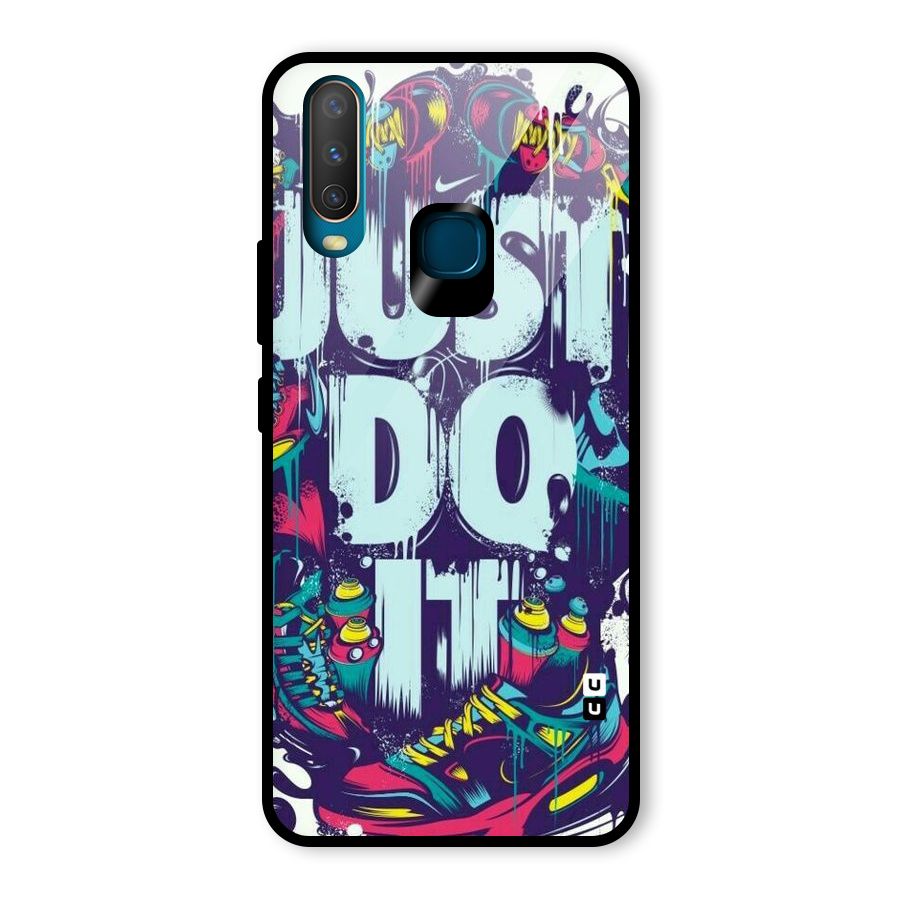 Do It Abstract Glass Back Case for Vivo U10