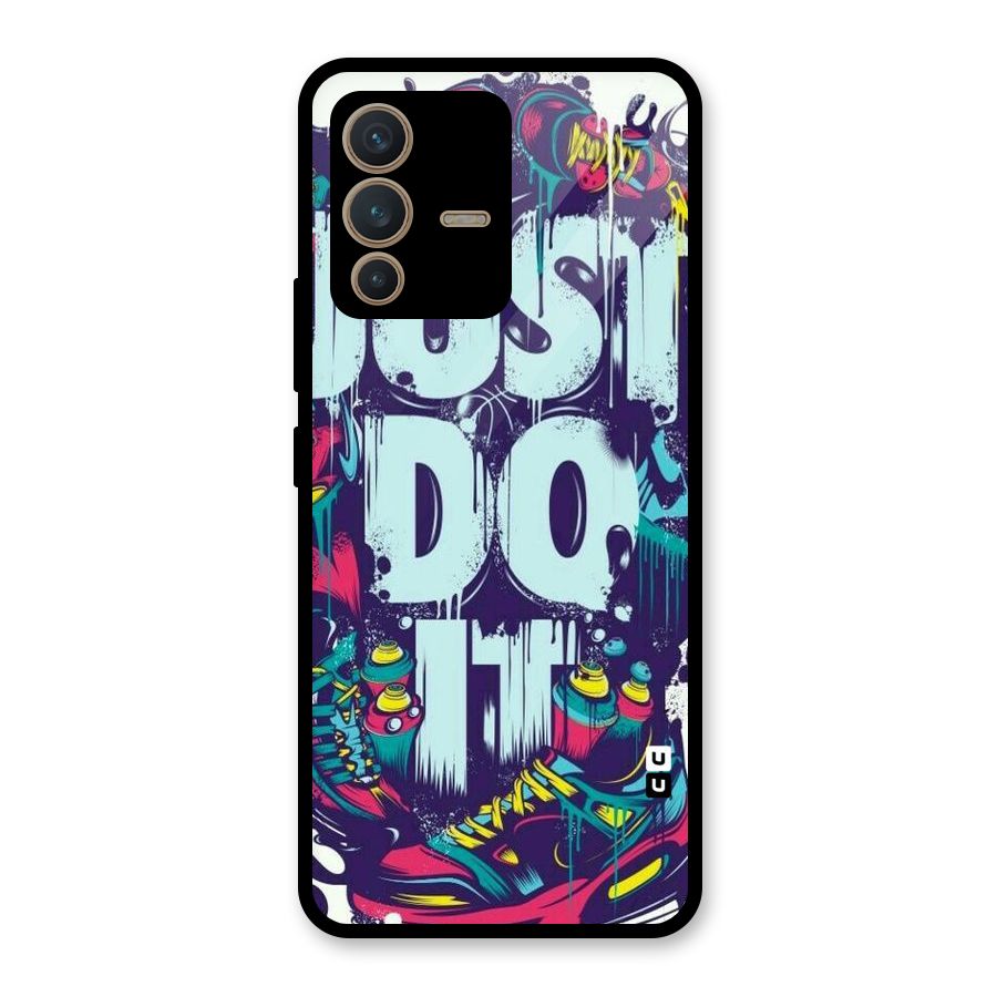 Do It Abstract Glass Back Case for Vivo V23 5G