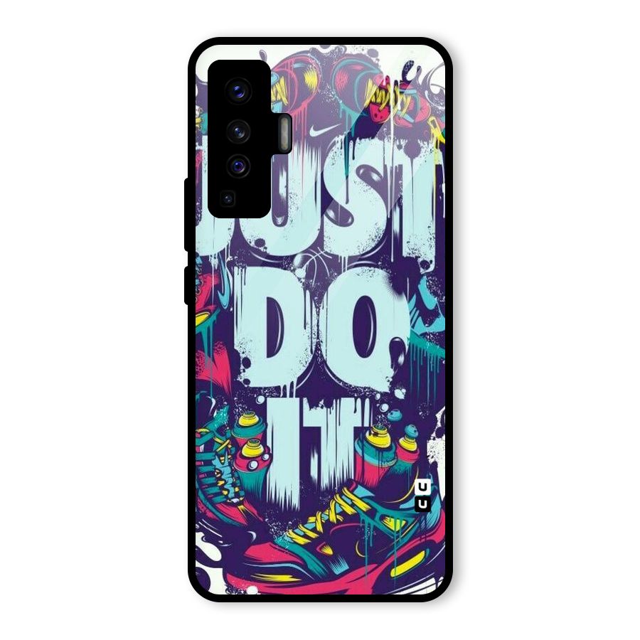 Do It Abstract Glass Back Case for Vivo X50