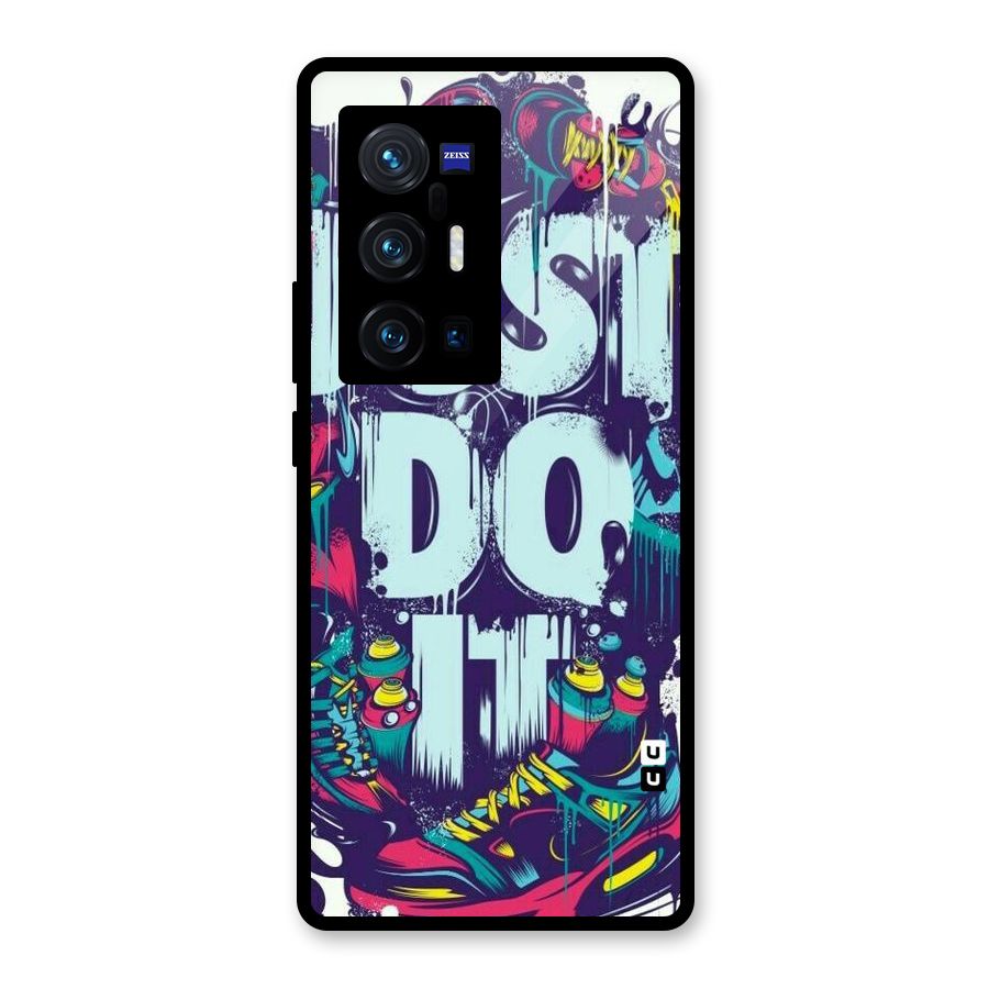 Do It Abstract Glass Back Case for Vivo X70 Pro Plus
