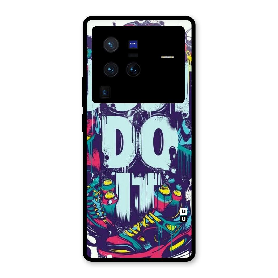 Do It Abstract Glass Back Case for Vivo X80 Pro