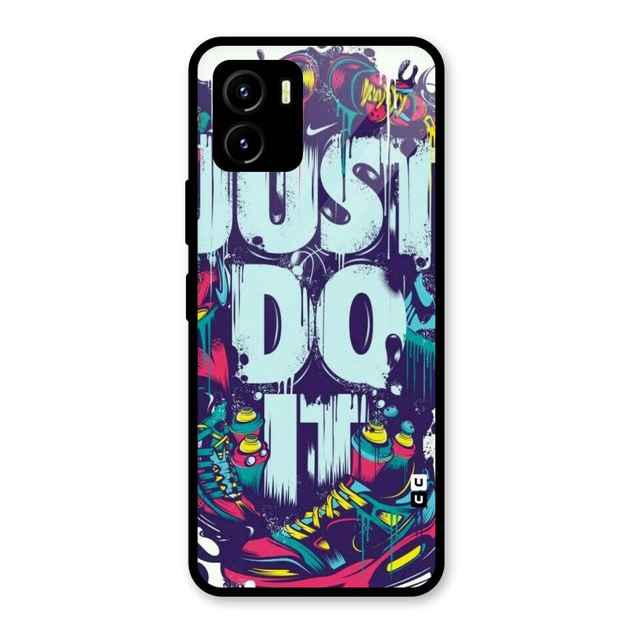 Do It Abstract Glass Back Case for Vivo Y15s