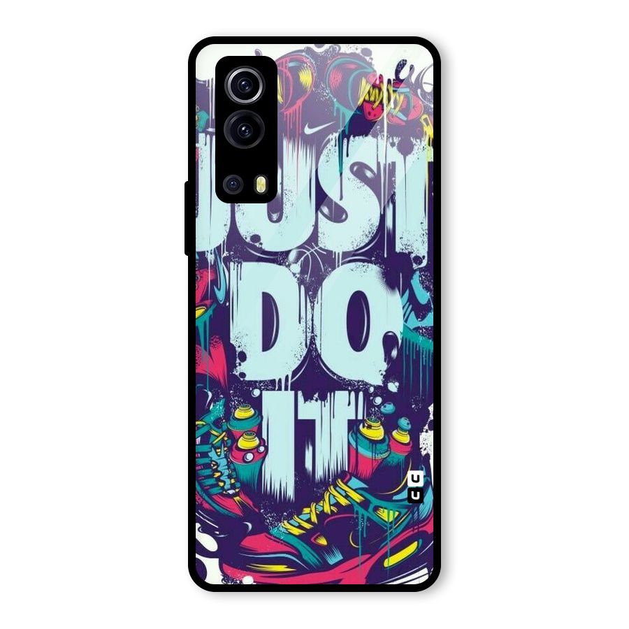 Do It Abstract Glass Back Case for Vivo iQOO Z3