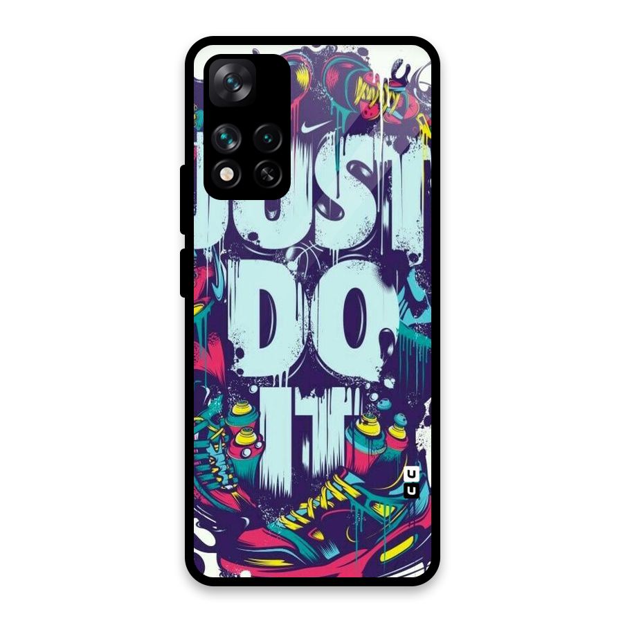 Do It Abstract Glass Back Case for Xiaomi 11i HyperCharge 5G