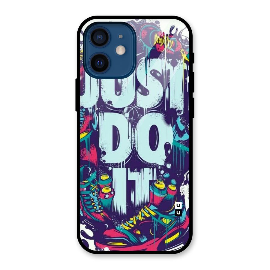 Do It Abstract Glass Back Case for iPhone 12 Mini