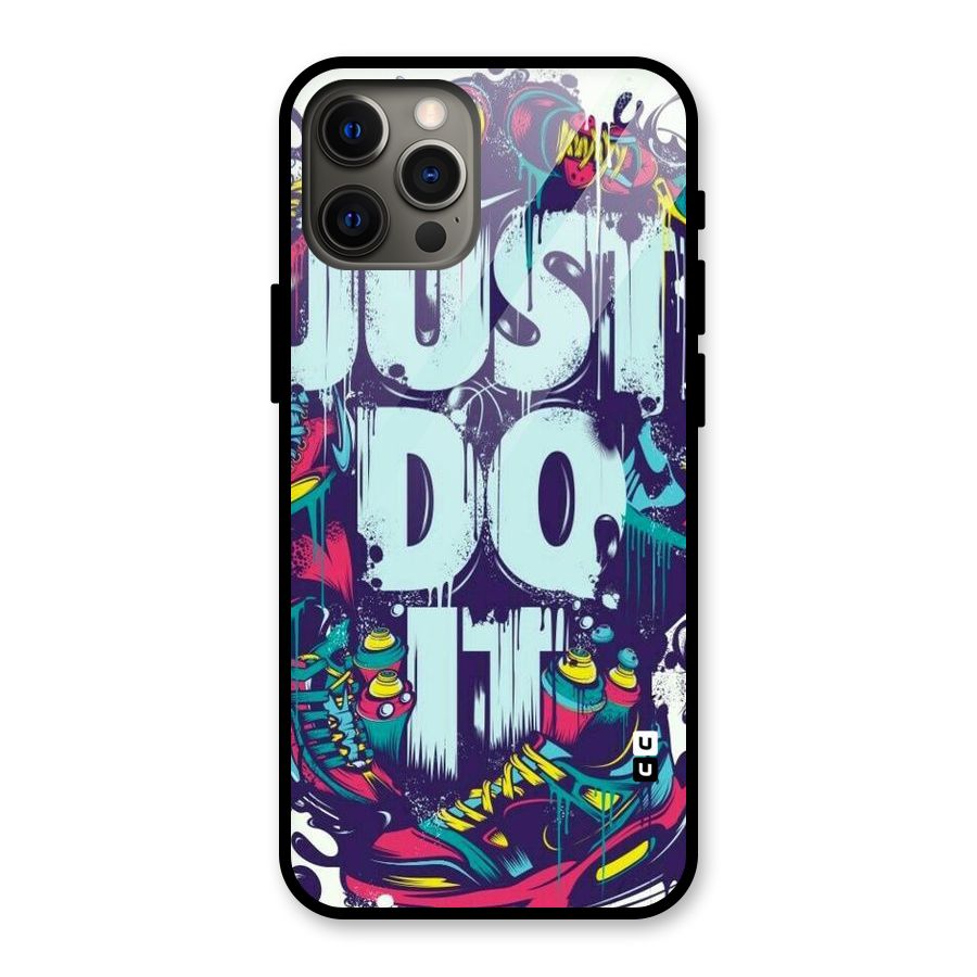 Do It Abstract Glass Back Case for iPhone 12 Pro Max