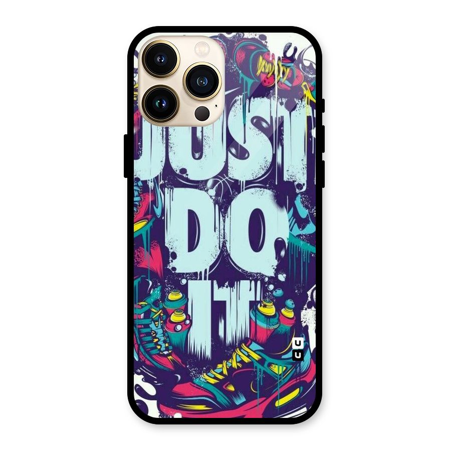 Do It Abstract Glass Back Case for iPhone 13 Pro Max