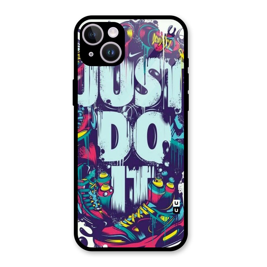 Do It Abstract Glass Back Case for iPhone 14 Plus