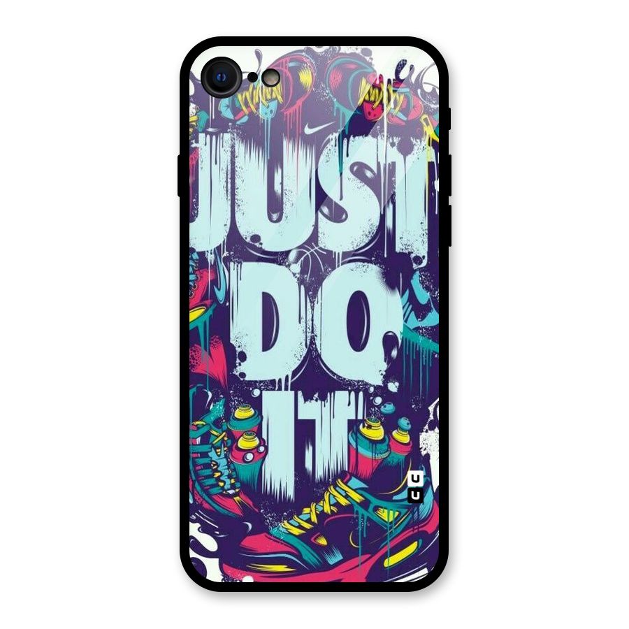 Do It Abstract Glass Back Case for iPhone SE 2022