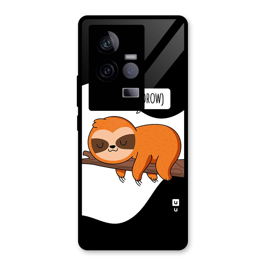 Do It Tommorow Glass Back Case for Vivo iQOO 11 5G