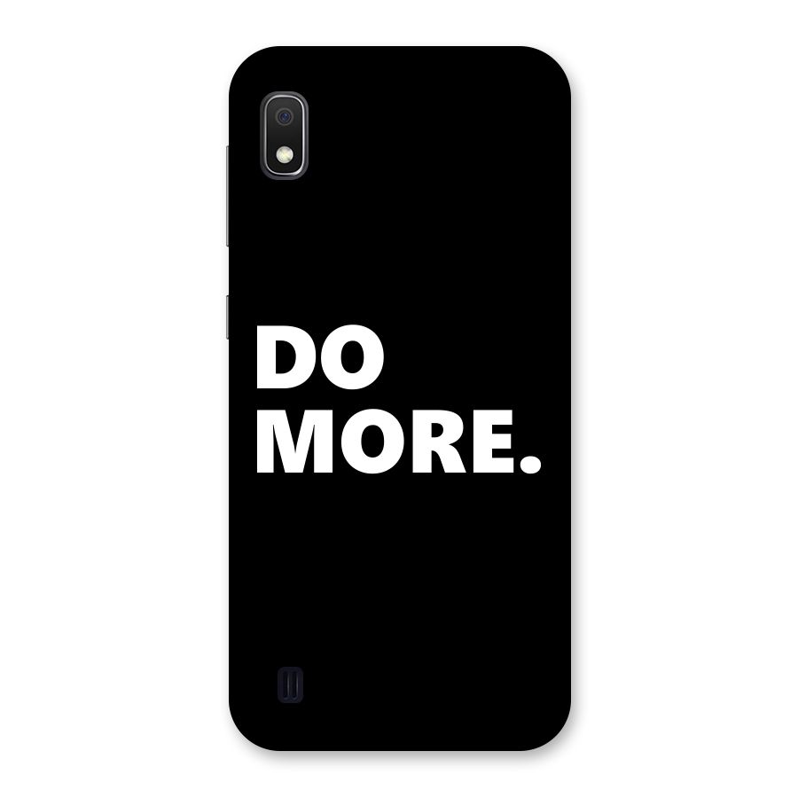 Do More Back Case for Galaxy A10