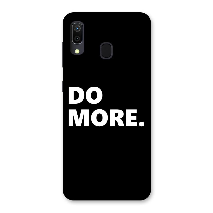 Do More Back Case for Galaxy A20