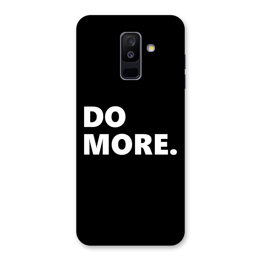 Do More Back Case for Galaxy A6 Plus