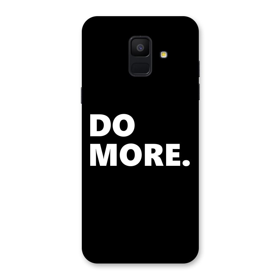 Do More Back Case for Galaxy A6 (2018)