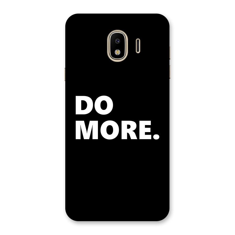 Do More Back Case for Galaxy J4