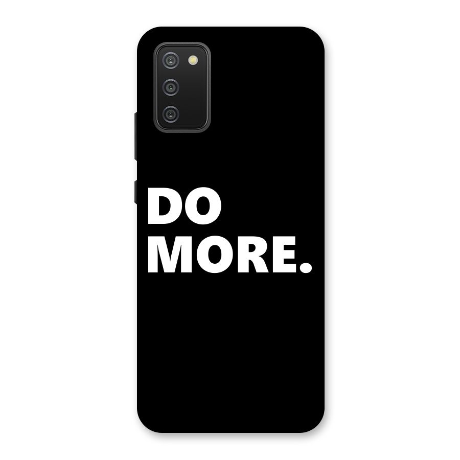 Do More Back Case for Galaxy M02s