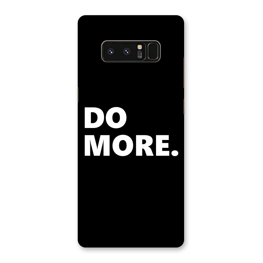 Do More Back Case for Galaxy Note 8