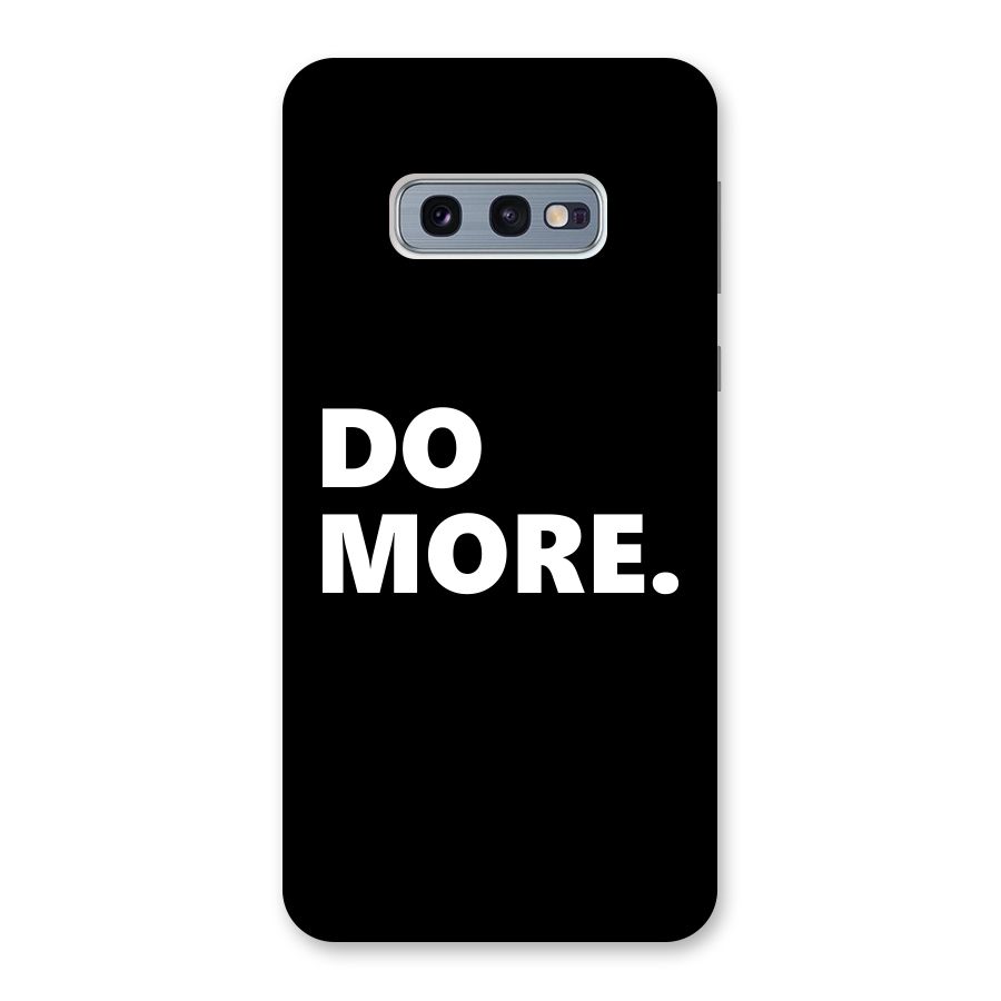 Do More Back Case for Galaxy S10e